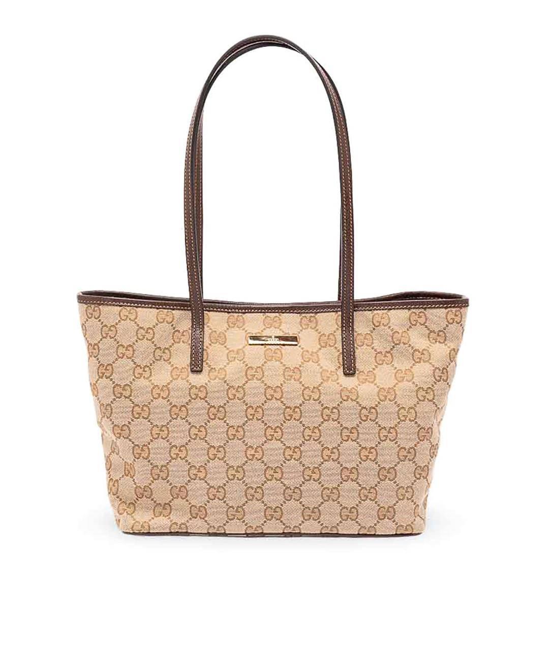 GUCCI Бежевая сумка тоут, фото 1