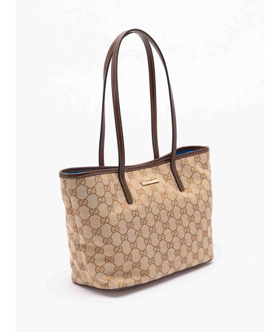 GUCCI Бежевая сумка тоут, фото 3