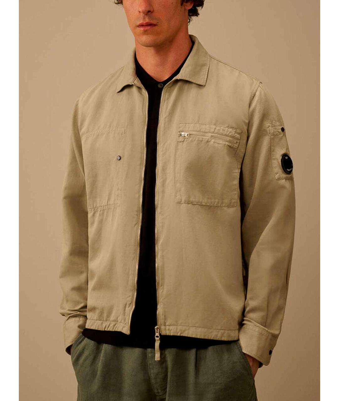 CP COMPANY Серая хлопковая куртка, фото 3