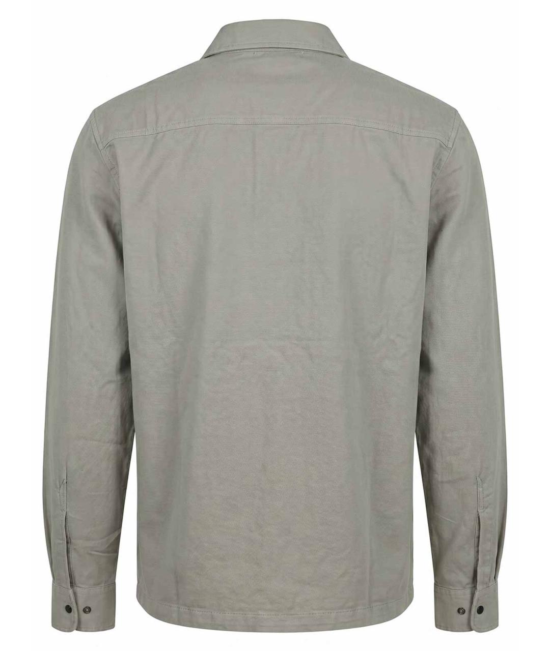 CP COMPANY Серая хлопковая куртка, фото 2