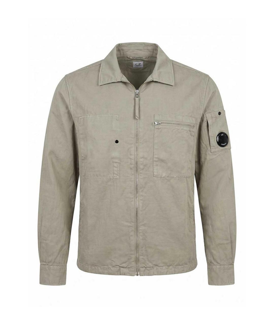 CP COMPANY Серая хлопковая куртка, фото 1