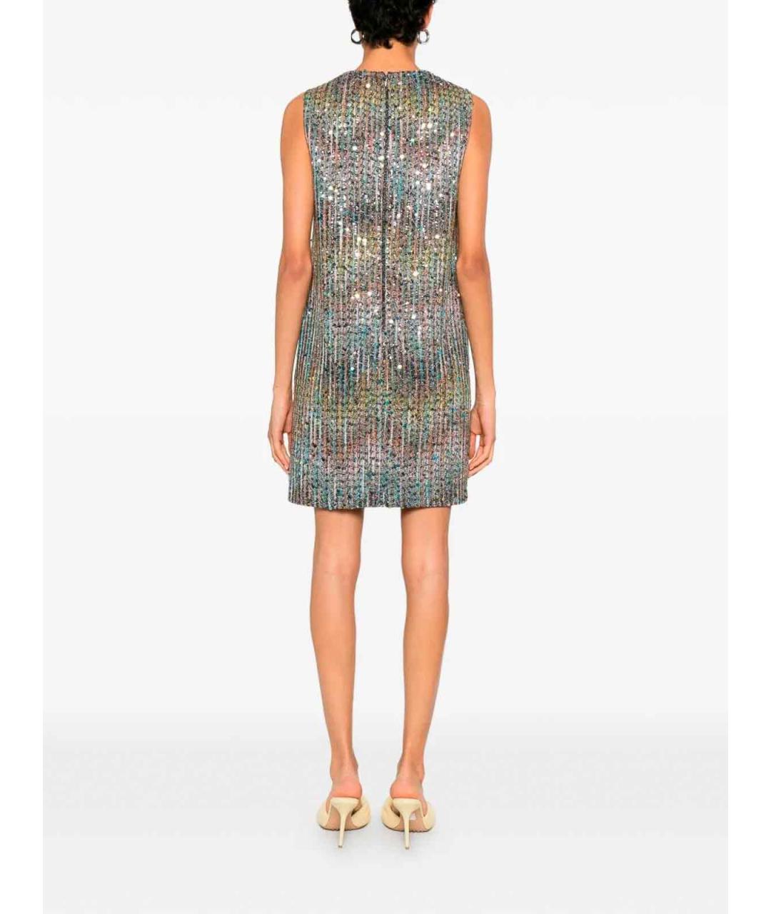 MISSONI Мульти полиэстеровое коктейльное платье, фото 4
