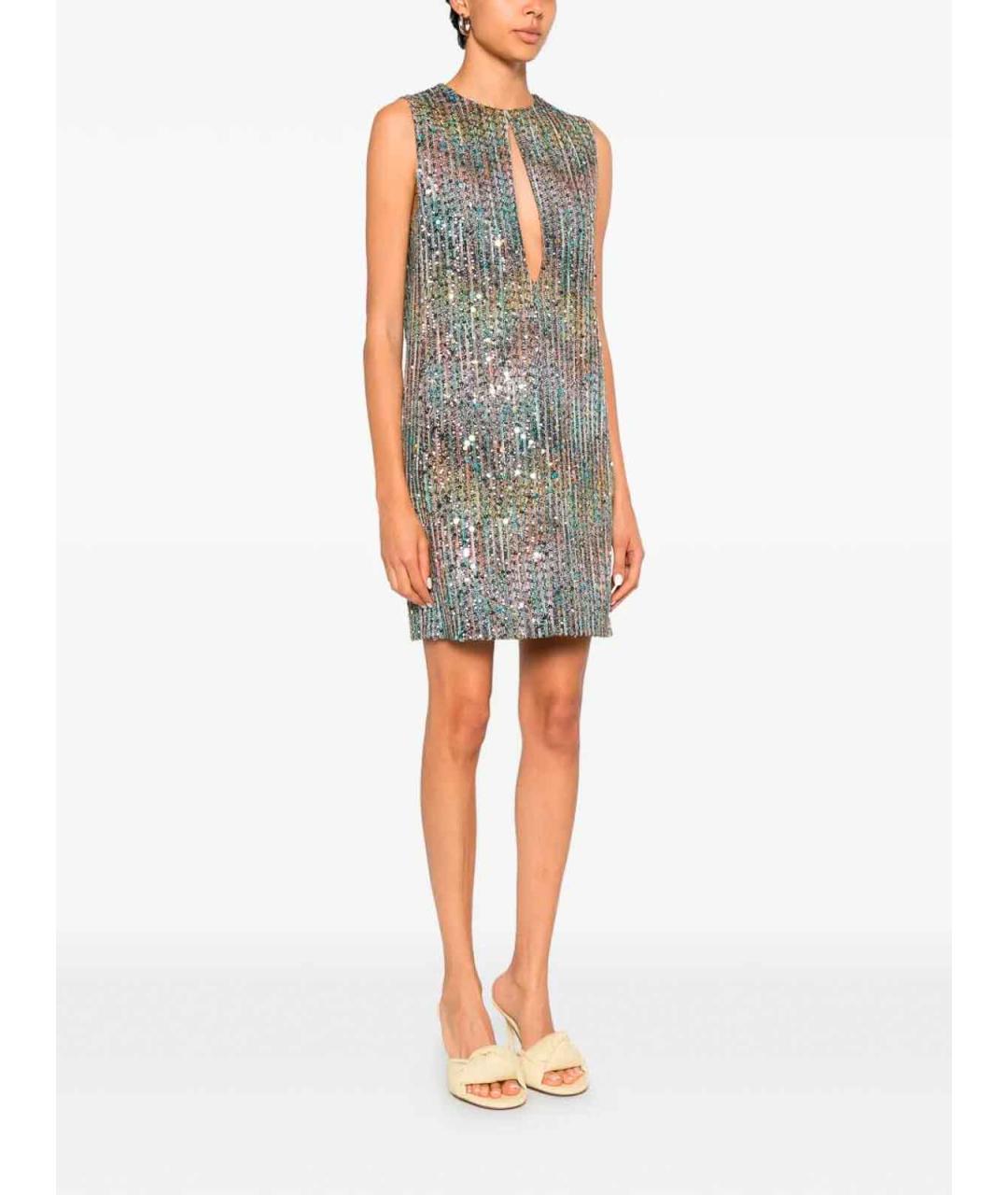 MISSONI Мульти полиэстеровое коктейльное платье, фото 5
