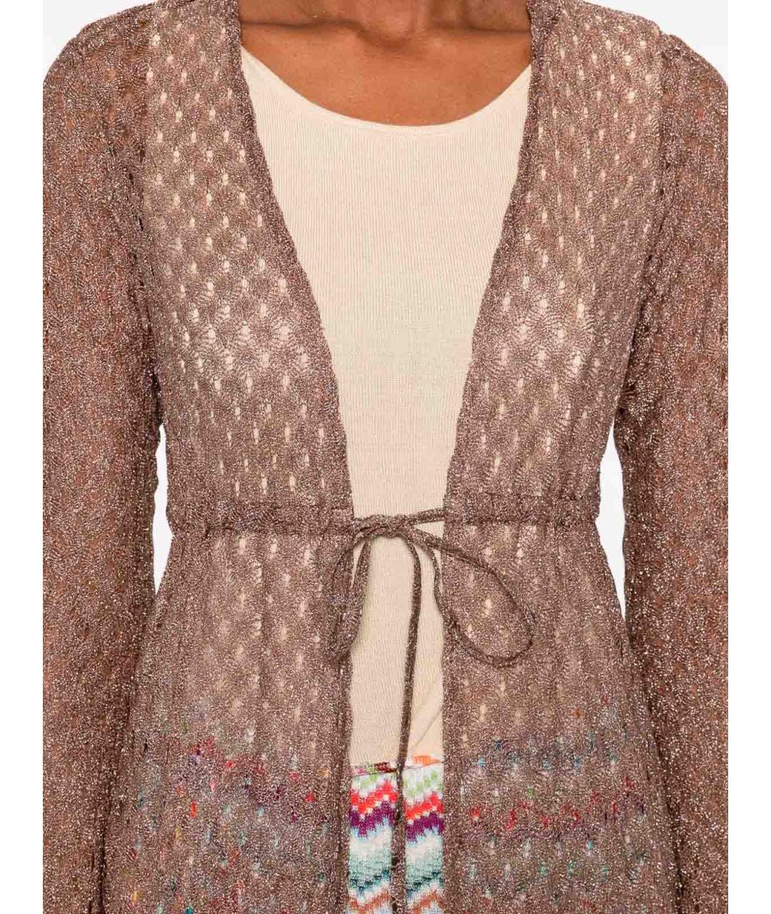 MISSONI Коричневая вискозная туника, фото 3