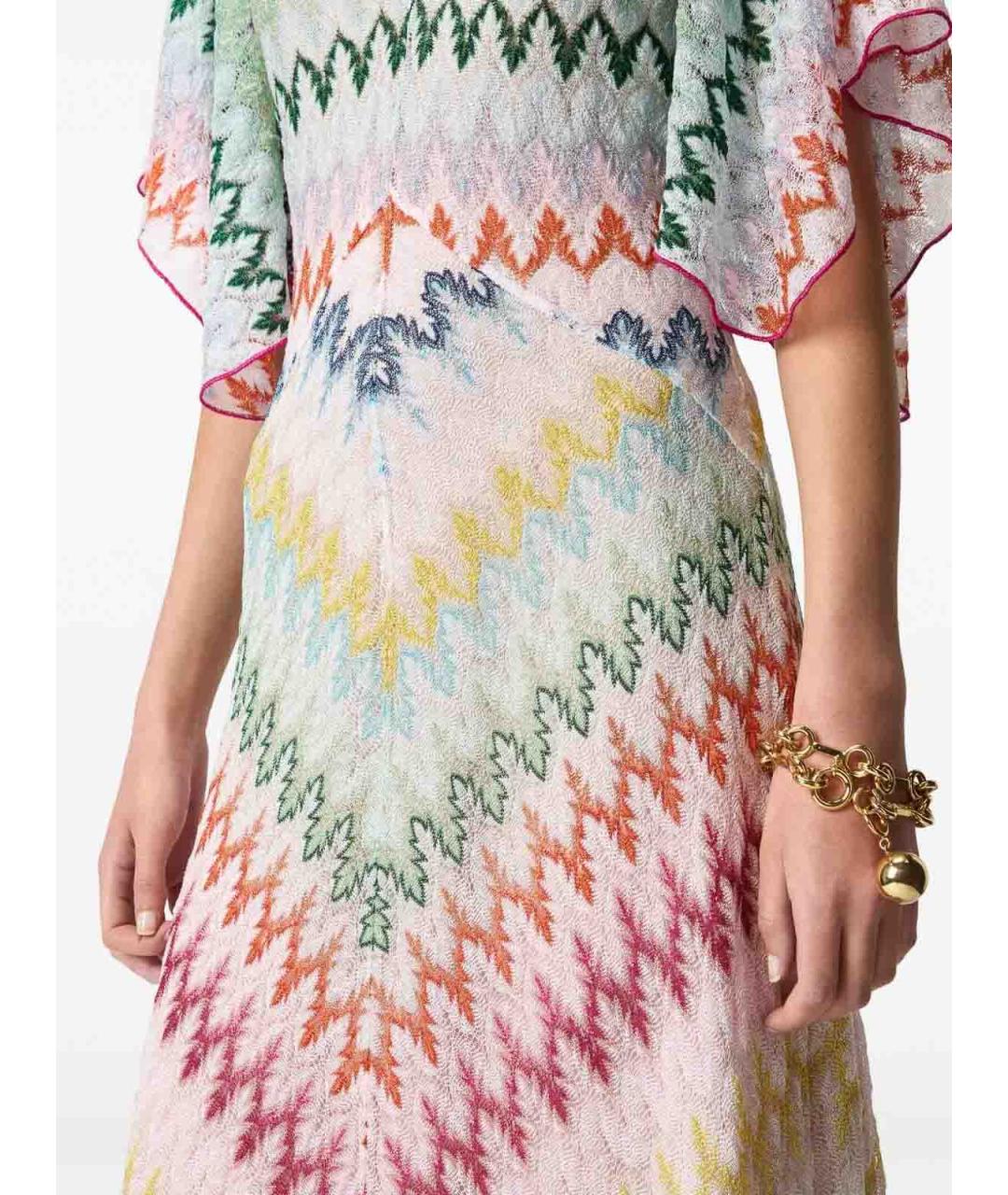 MISSONI Мульти вискозное повседневное платье, фото 4