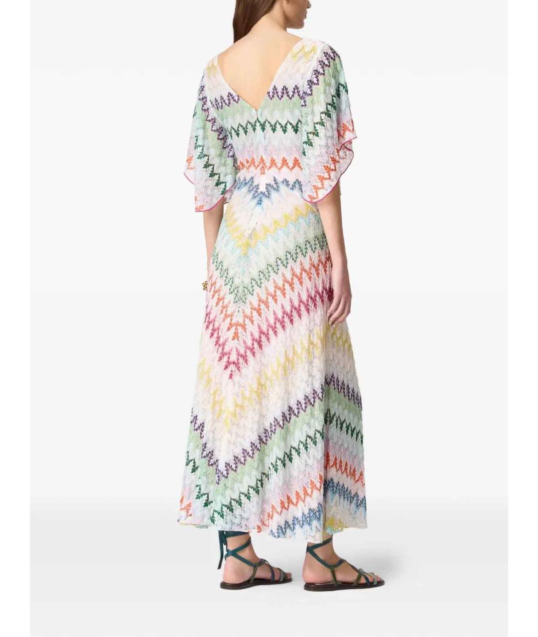 MISSONI Мульти вискозное повседневное платье, фото 3