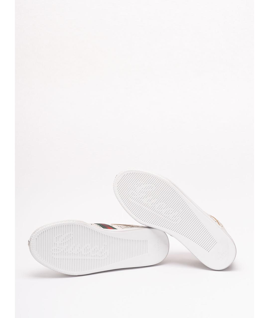 GUCCI Белые кеды, фото 4