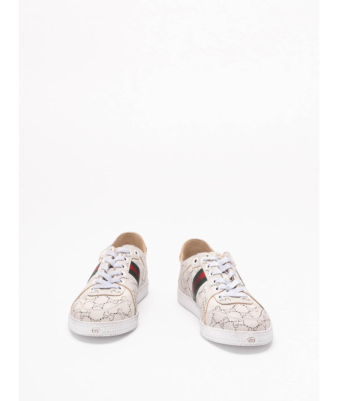 GUCCI Белые кеды, фото 2