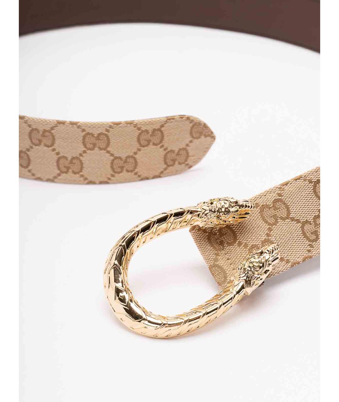 GUCCI Бежевый ремень, фото 2
