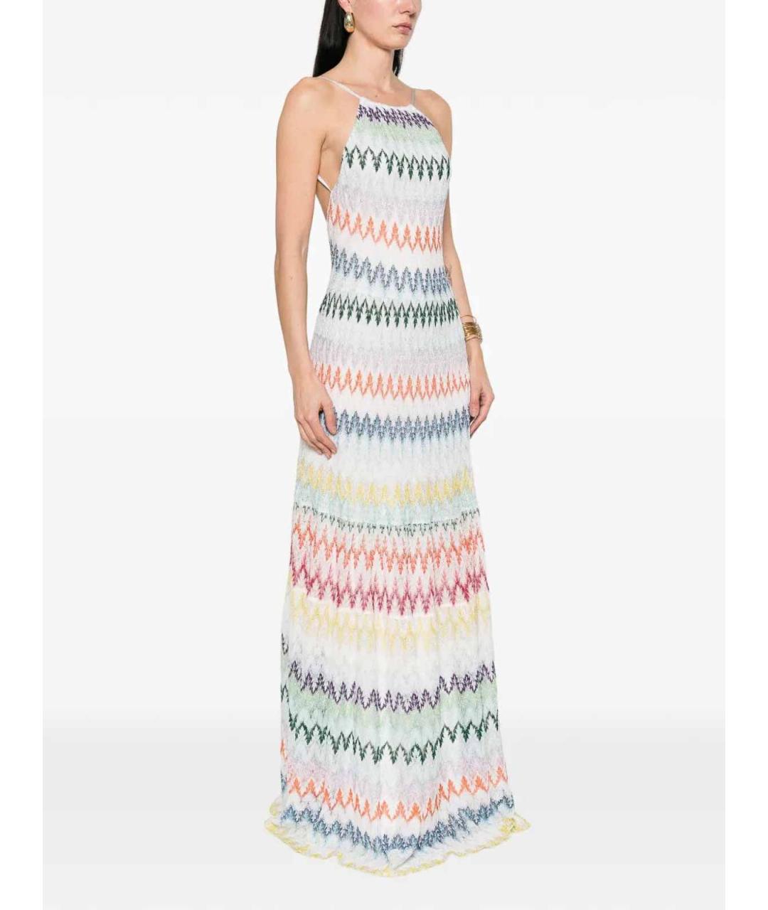 MISSONI Белое вискозное платье, фото 4