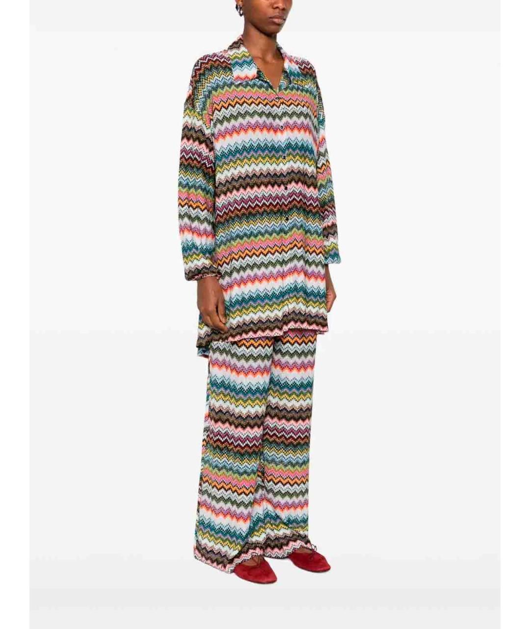 MISSONI Мульти вискозная рубашка, фото 4