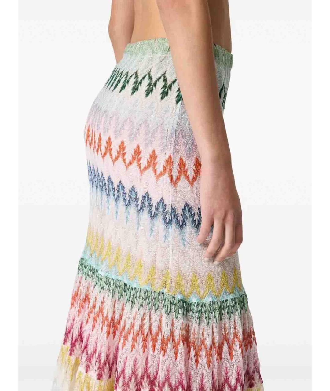 MISSONI Мульти вискозная юбка макси, фото 2