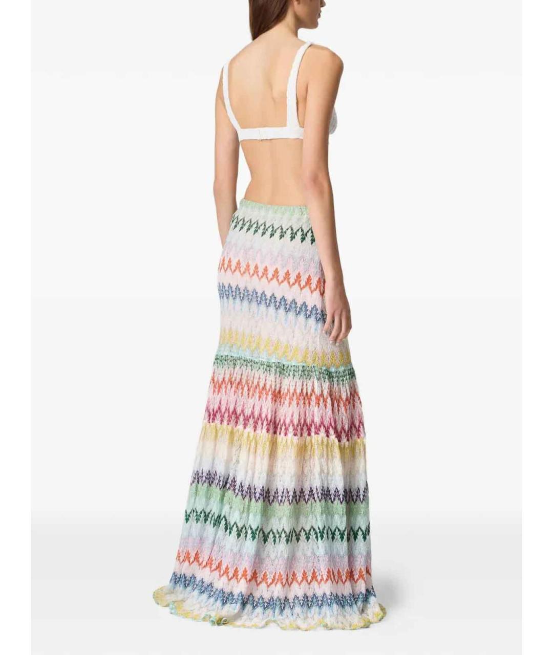 MISSONI Мульти вискозная юбка макси, фото 3