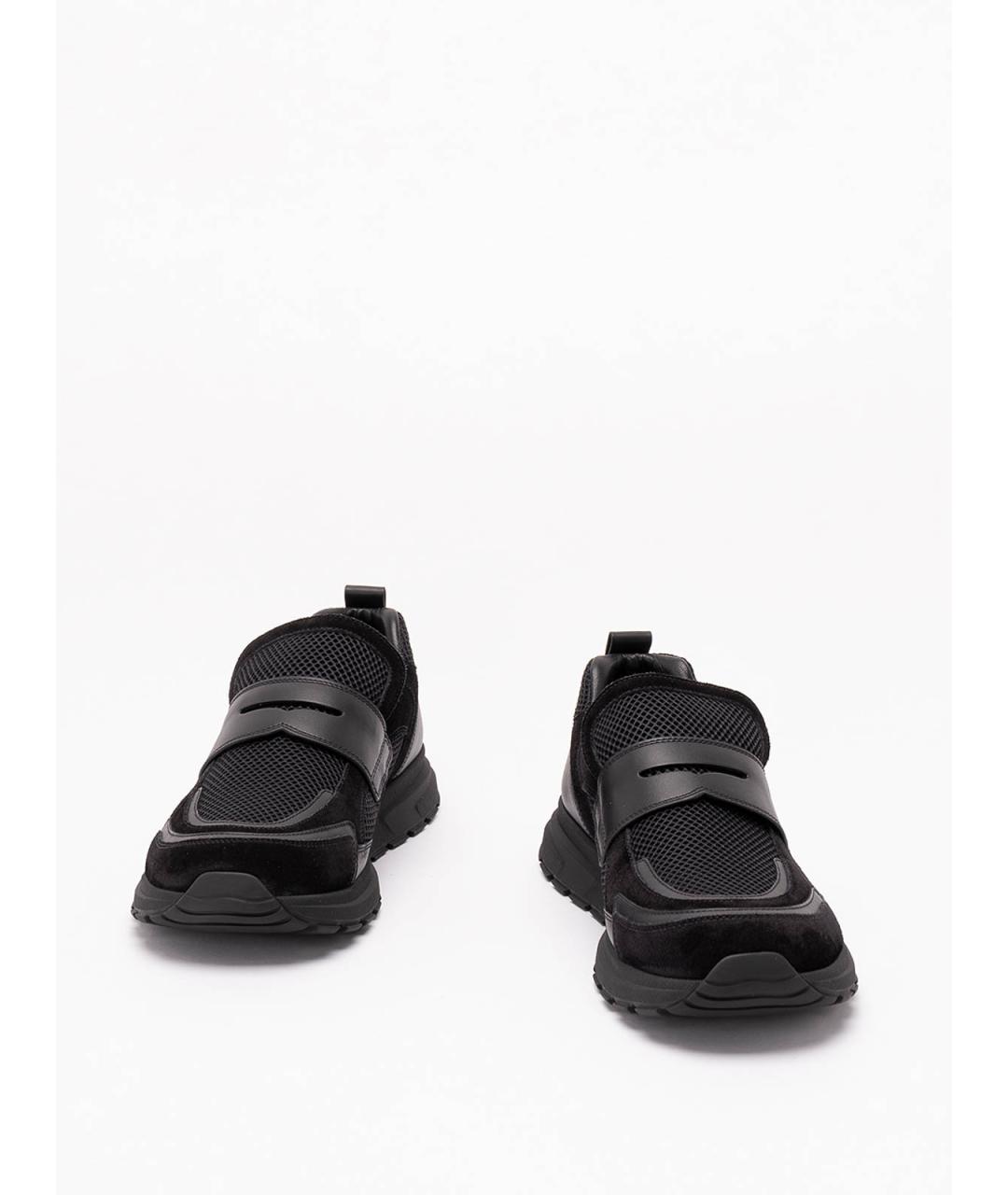 PRADA Черные кожаные лоферы, фото 2