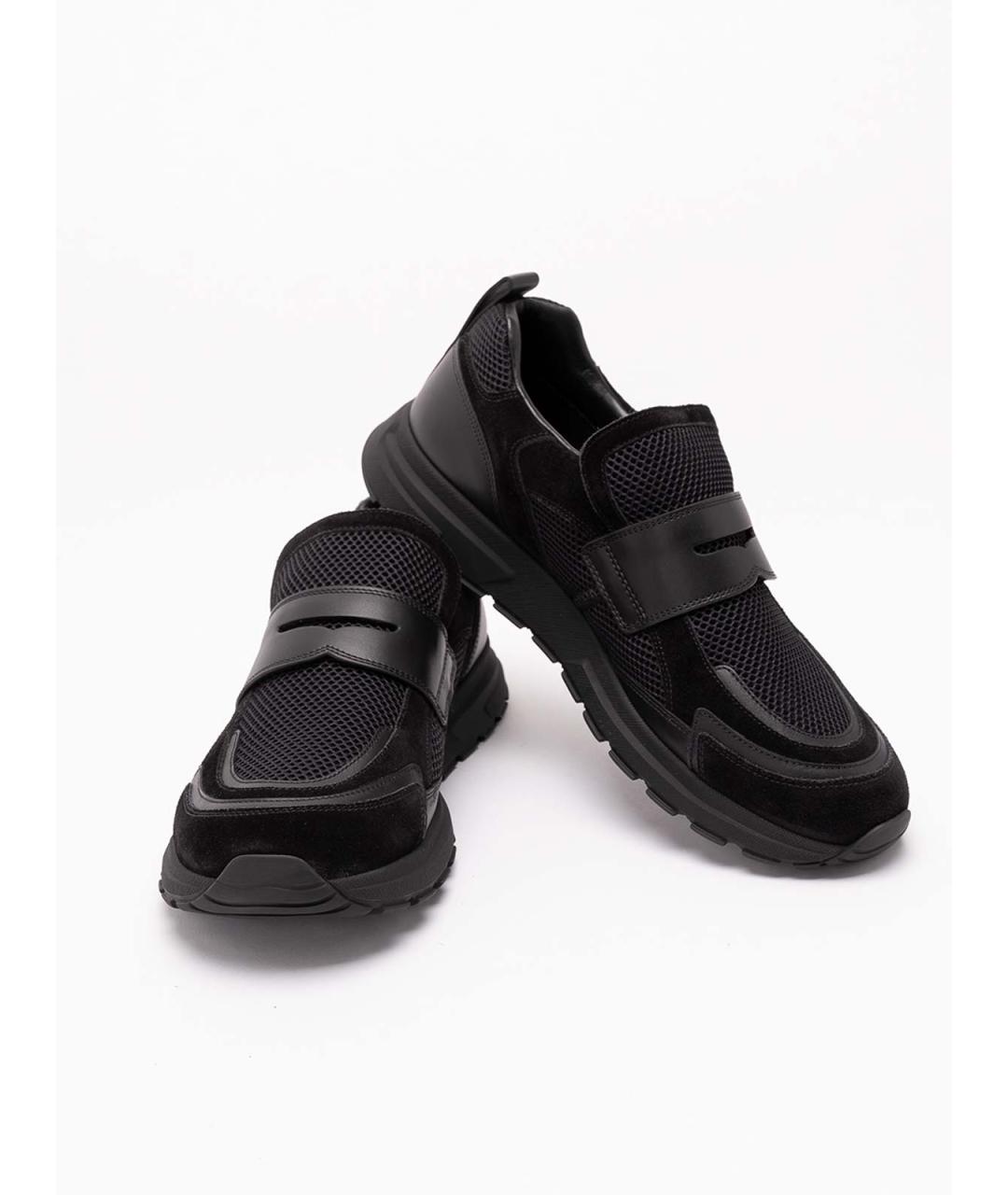 PRADA Черные кожаные лоферы, фото 6