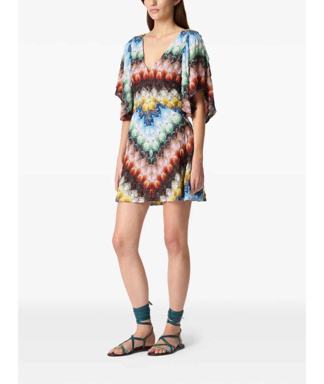 MISSONI Мульти вискозное повседневное платье, фото 2