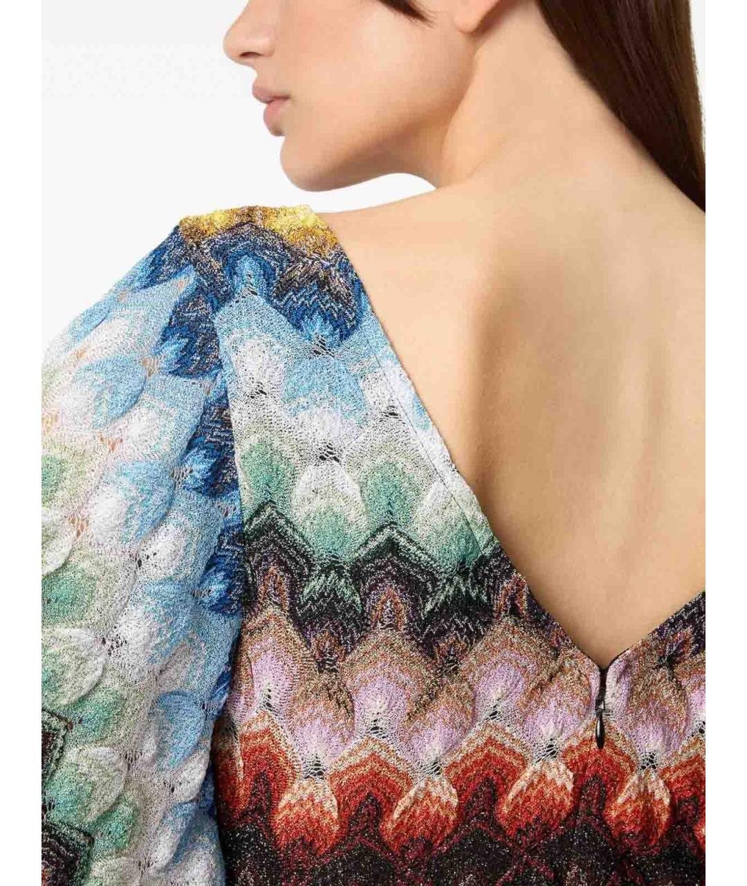MISSONI Мульти вискозное повседневное платье, фото 4