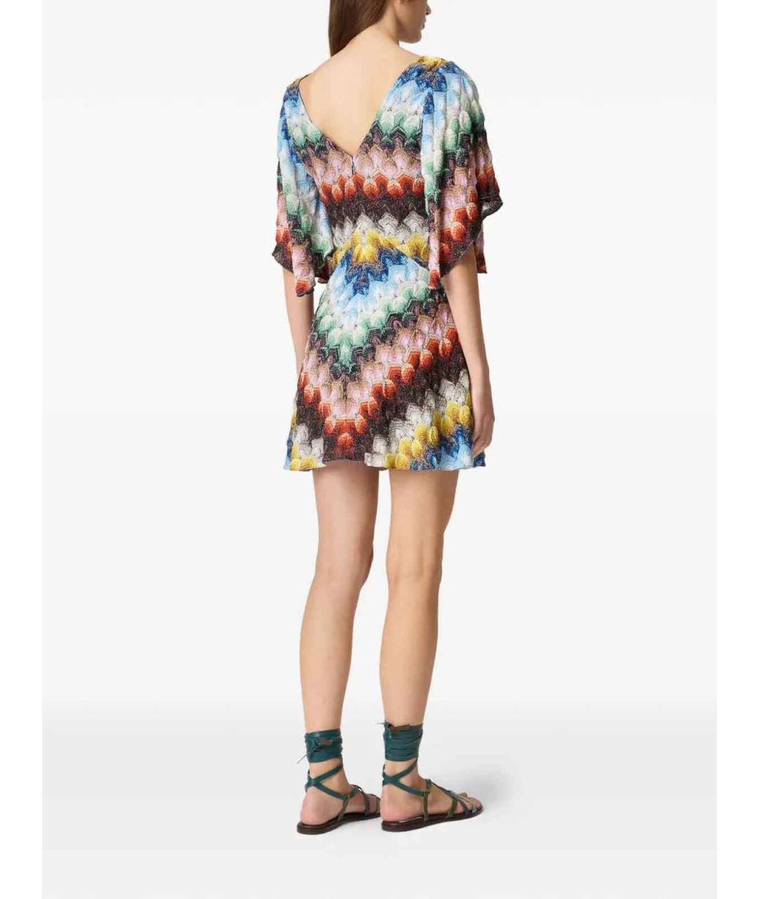 MISSONI Мульти вискозное повседневное платье, фото 3