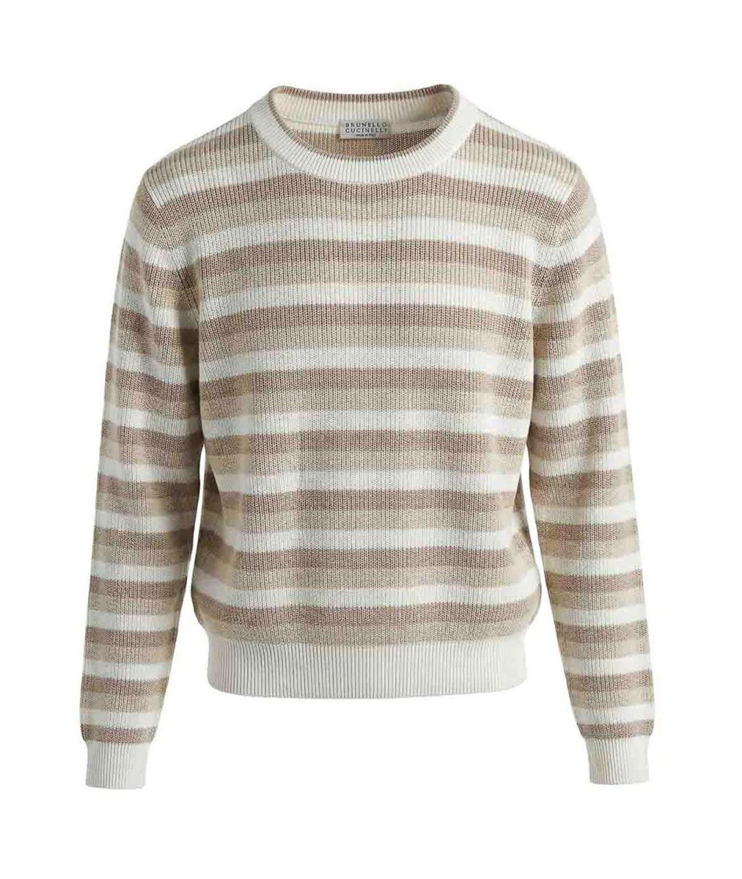 BRUNELLO CUCINELLI Мульти хлопковый джемпер / свитер, фото 1