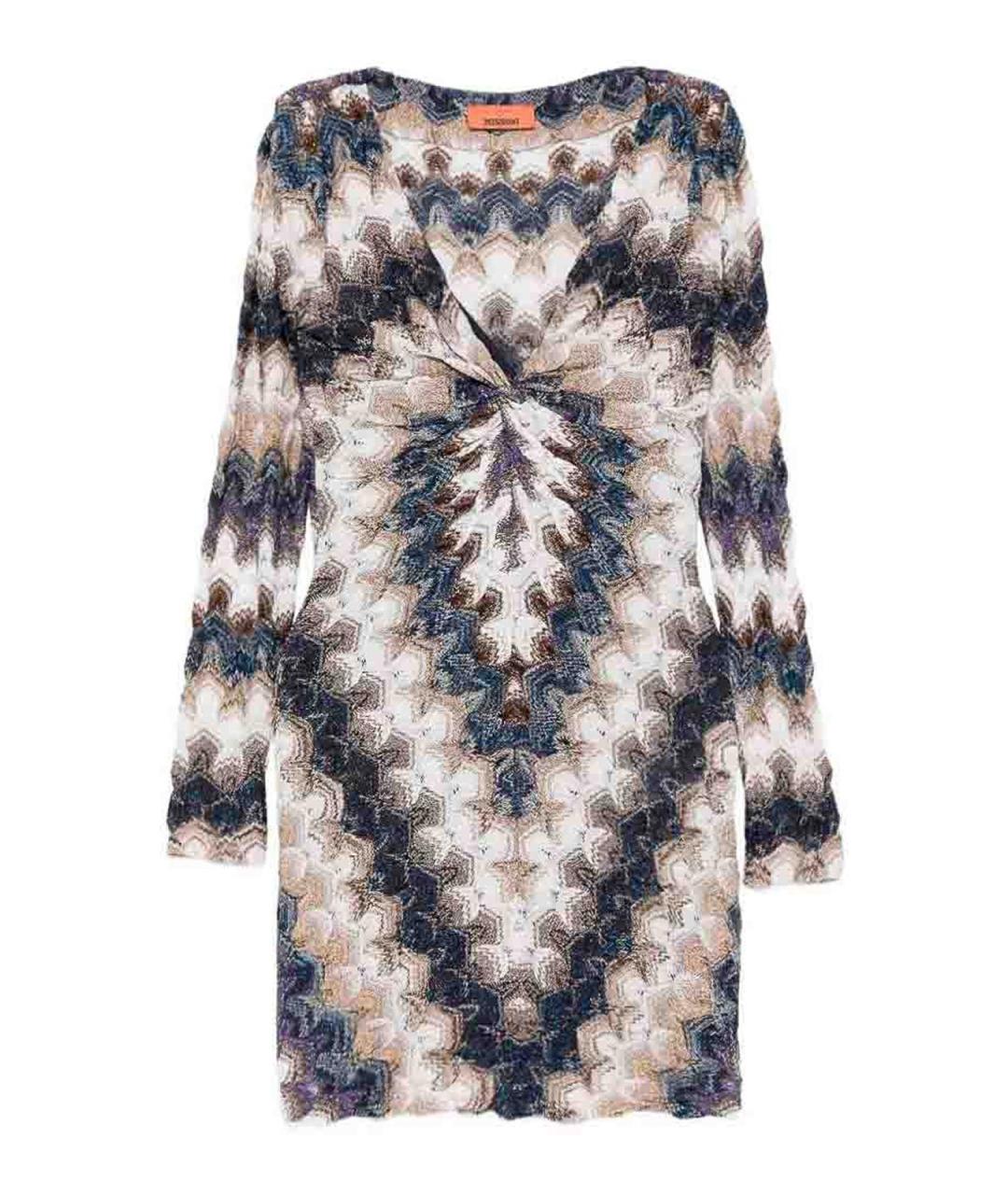 MISSONI Мульти вискозное повседневное платье, фото 1