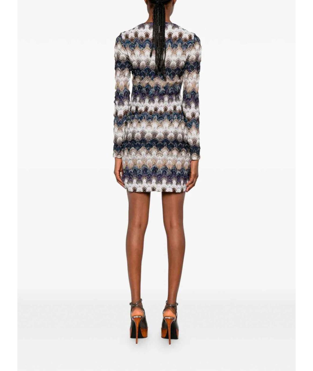 MISSONI Мульти вискозное повседневное платье, фото 5