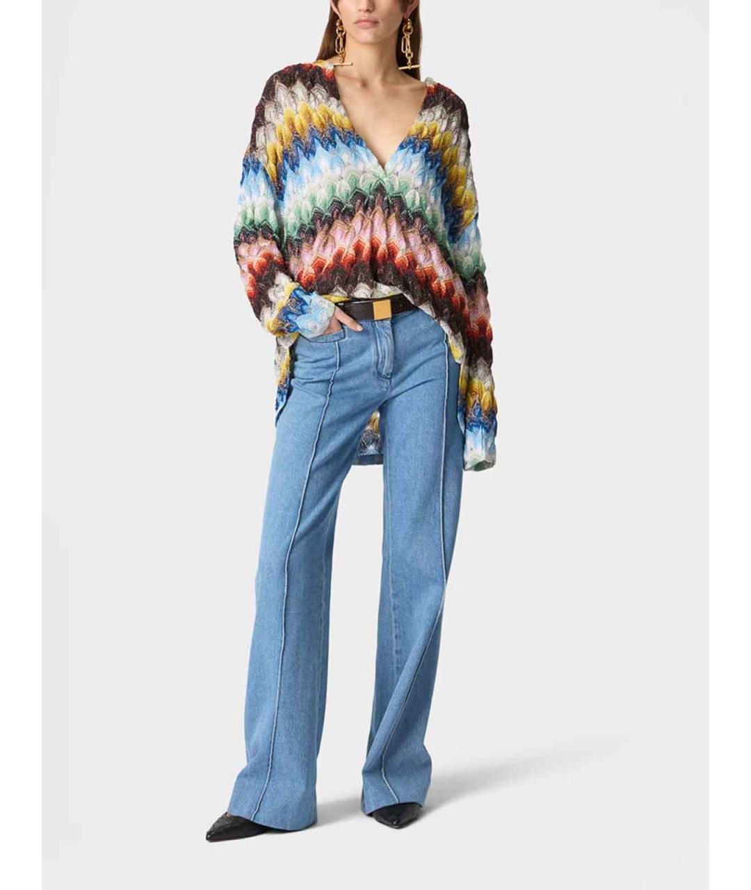 MISSONI Мульти вискозная блузы, фото 3