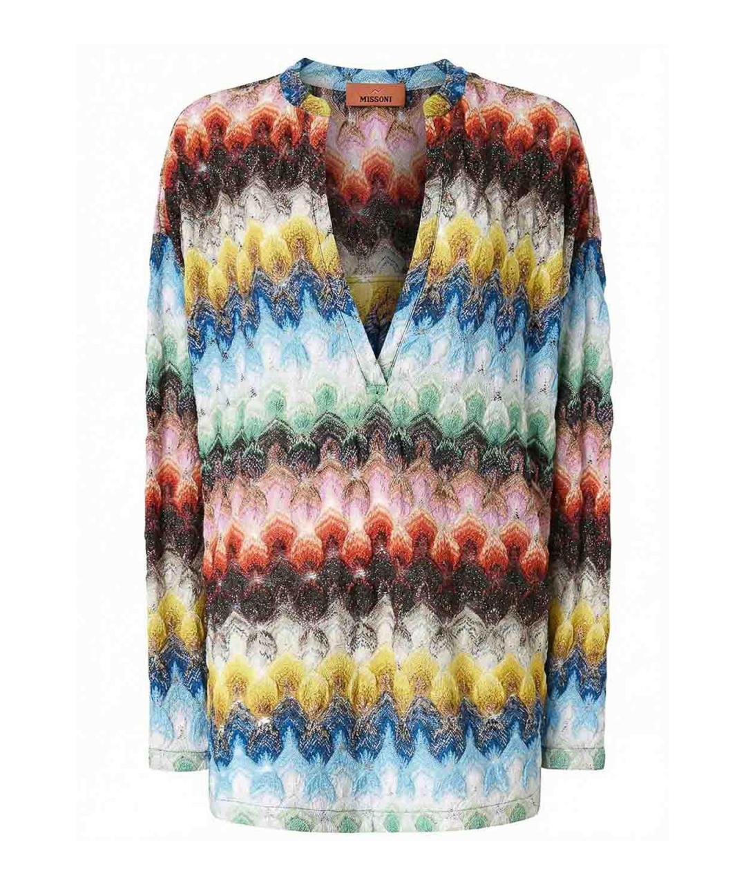 MISSONI Мульти вискозная блузы, фото 1