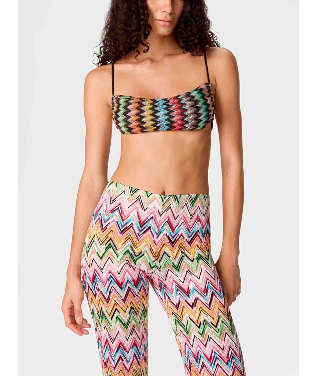MISSONI Мульти вискозные прямые брюки, фото 5