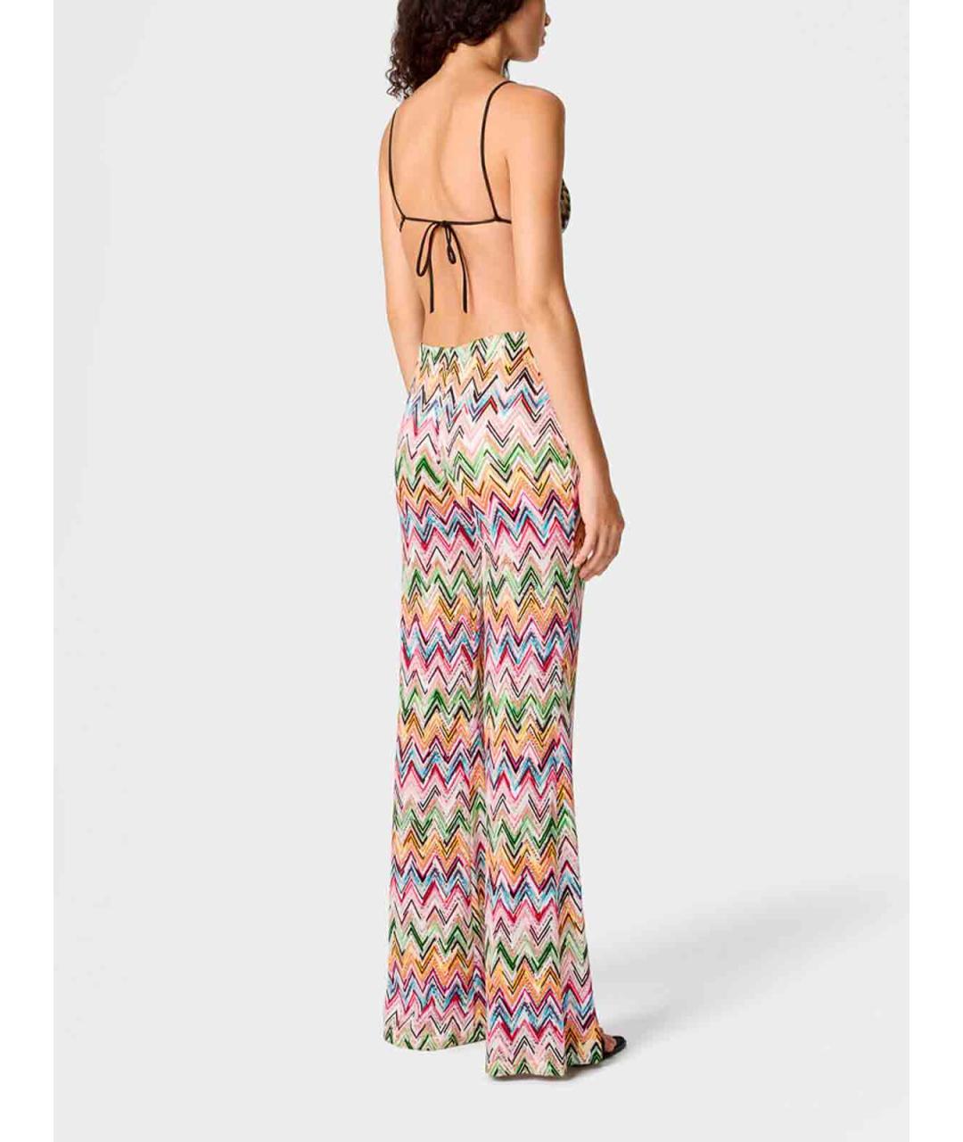 MISSONI Мульти вискозные прямые брюки, фото 4