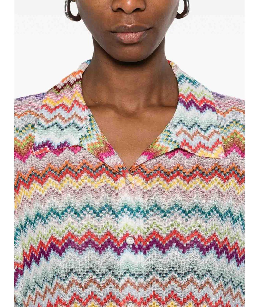 MISSONI Мульти вискозная рубашка, фото 5