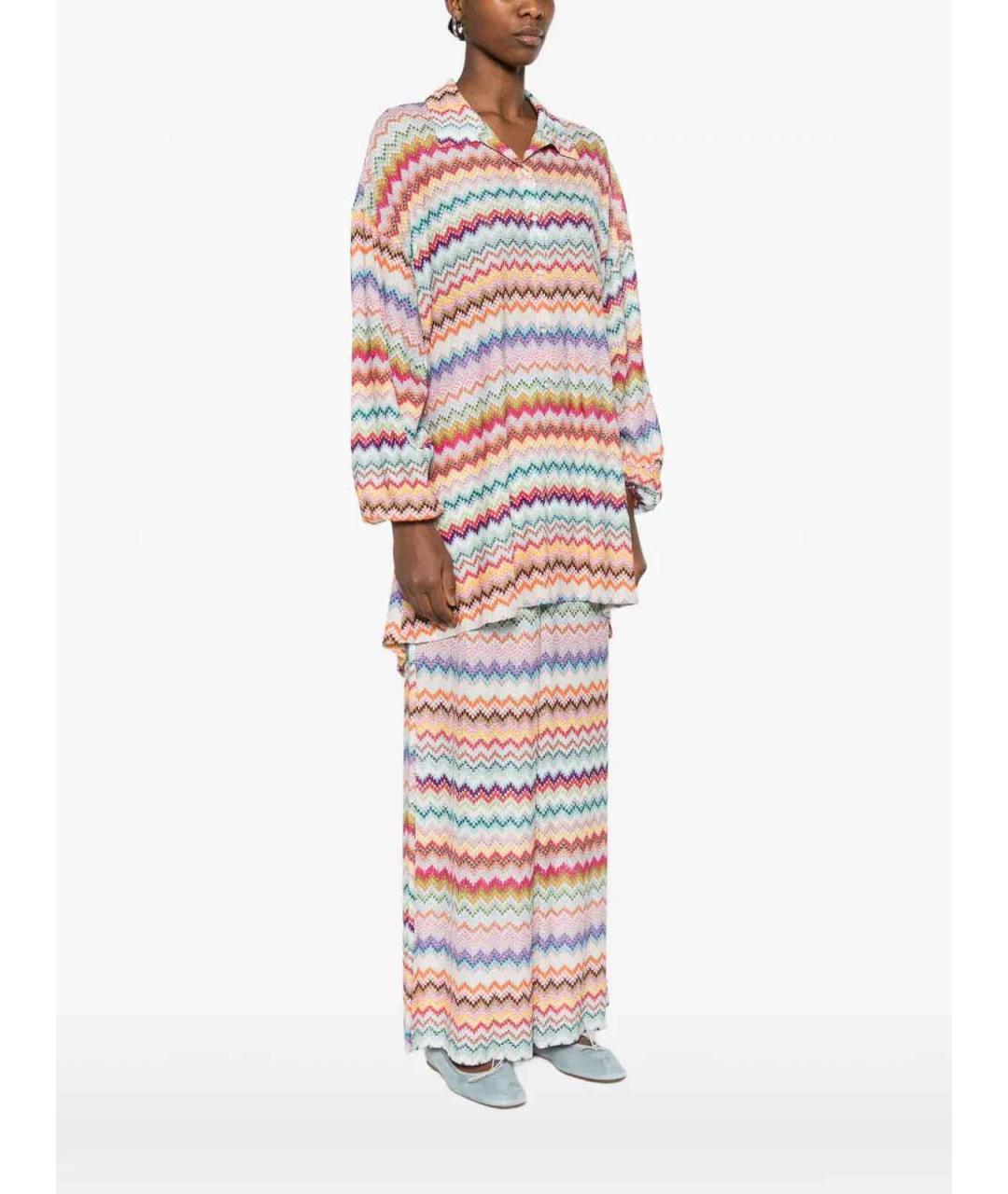 MISSONI Мульти вискозная рубашка, фото 4