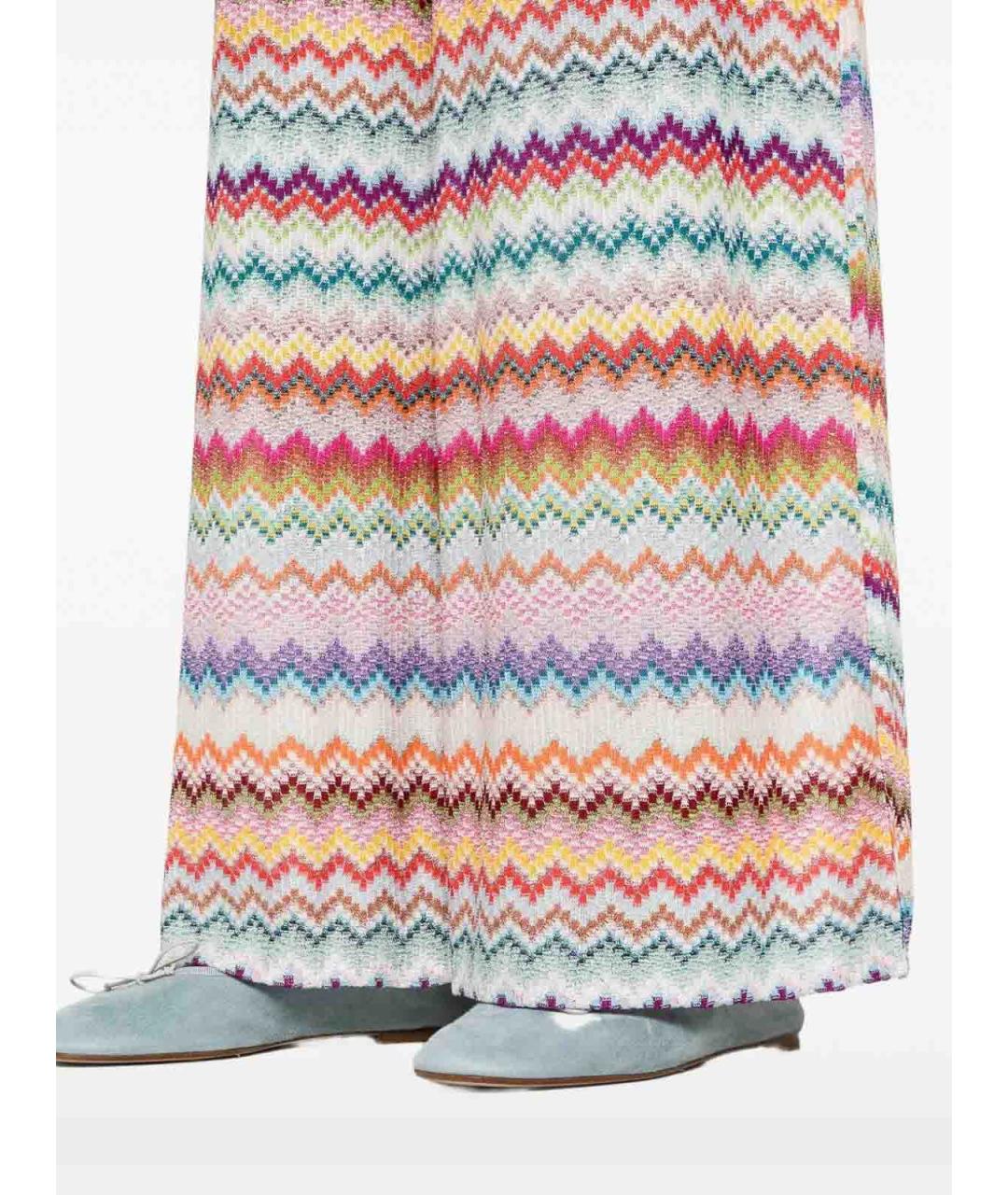 MISSONI Мульти вискозные брюки широкие, фото 3