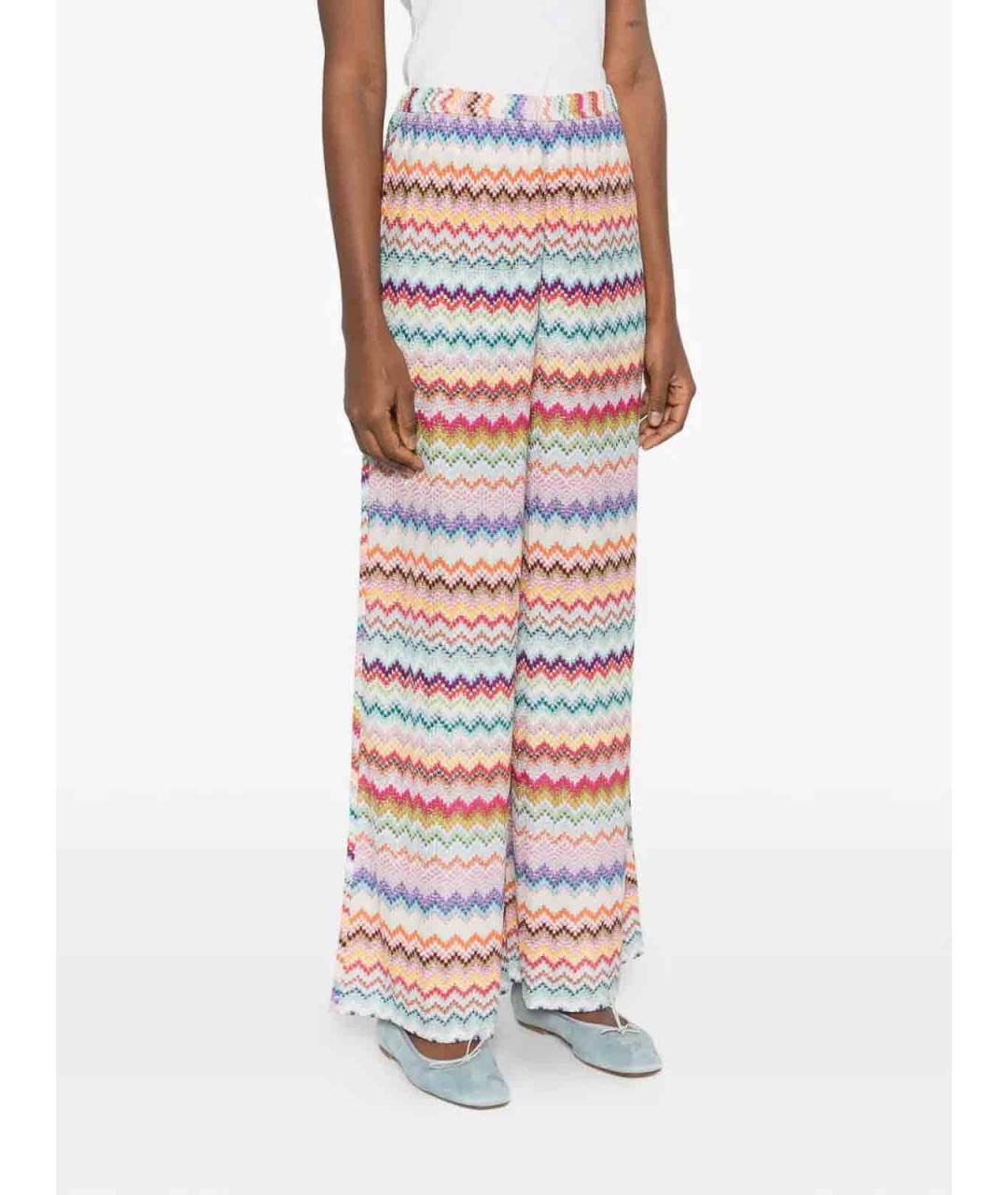 MISSONI Мульти вискозные брюки широкие, фото 4