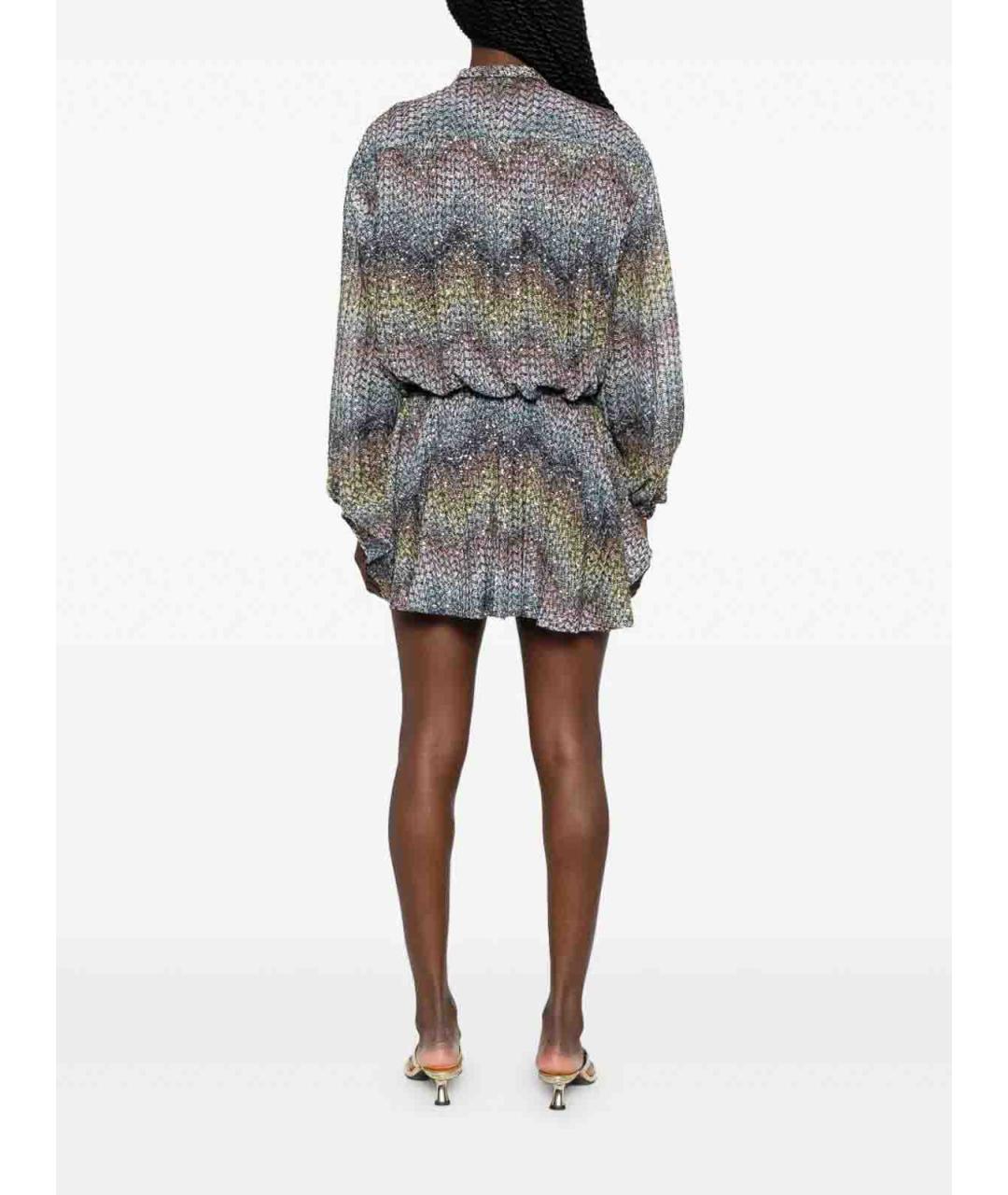 MISSONI Мульти вискозное повседневное платье, фото 4