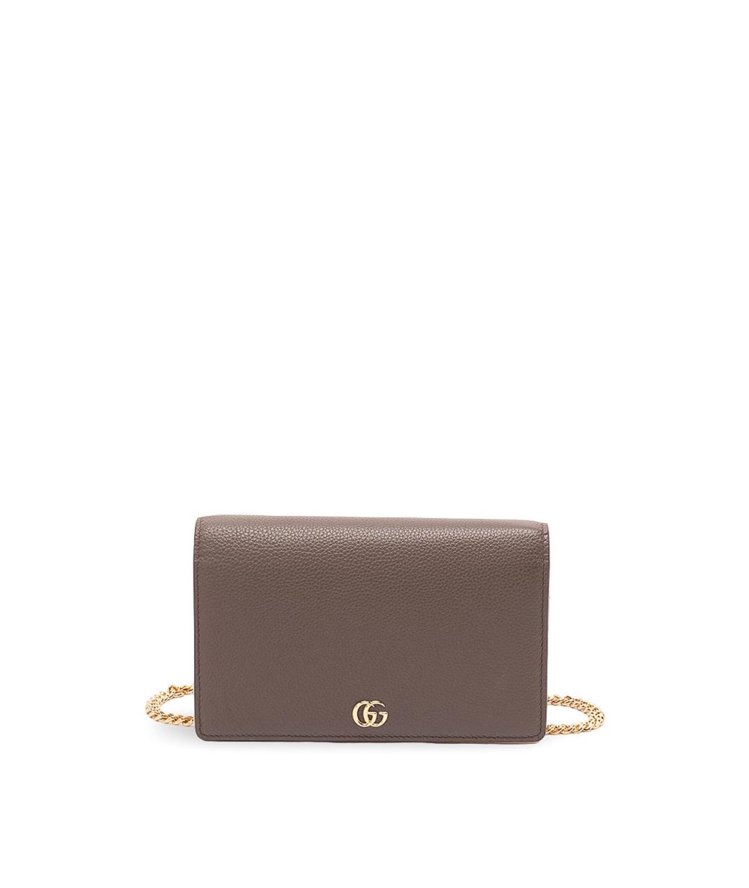 GUCCI Коричневый кожаный кошелек, фото 1