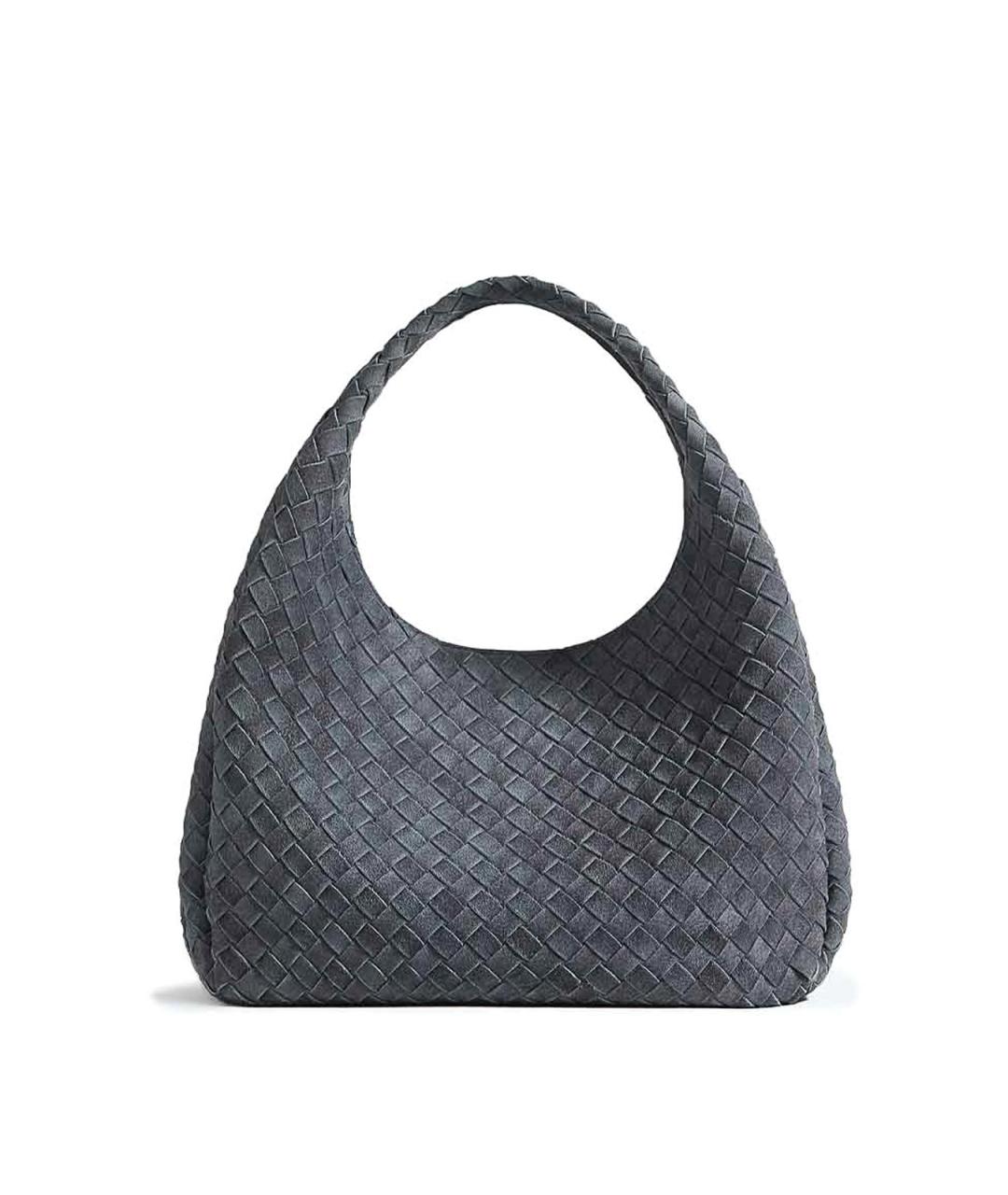 BOTTEGA VENETA Голубая замшевая сумка тоут, фото 1