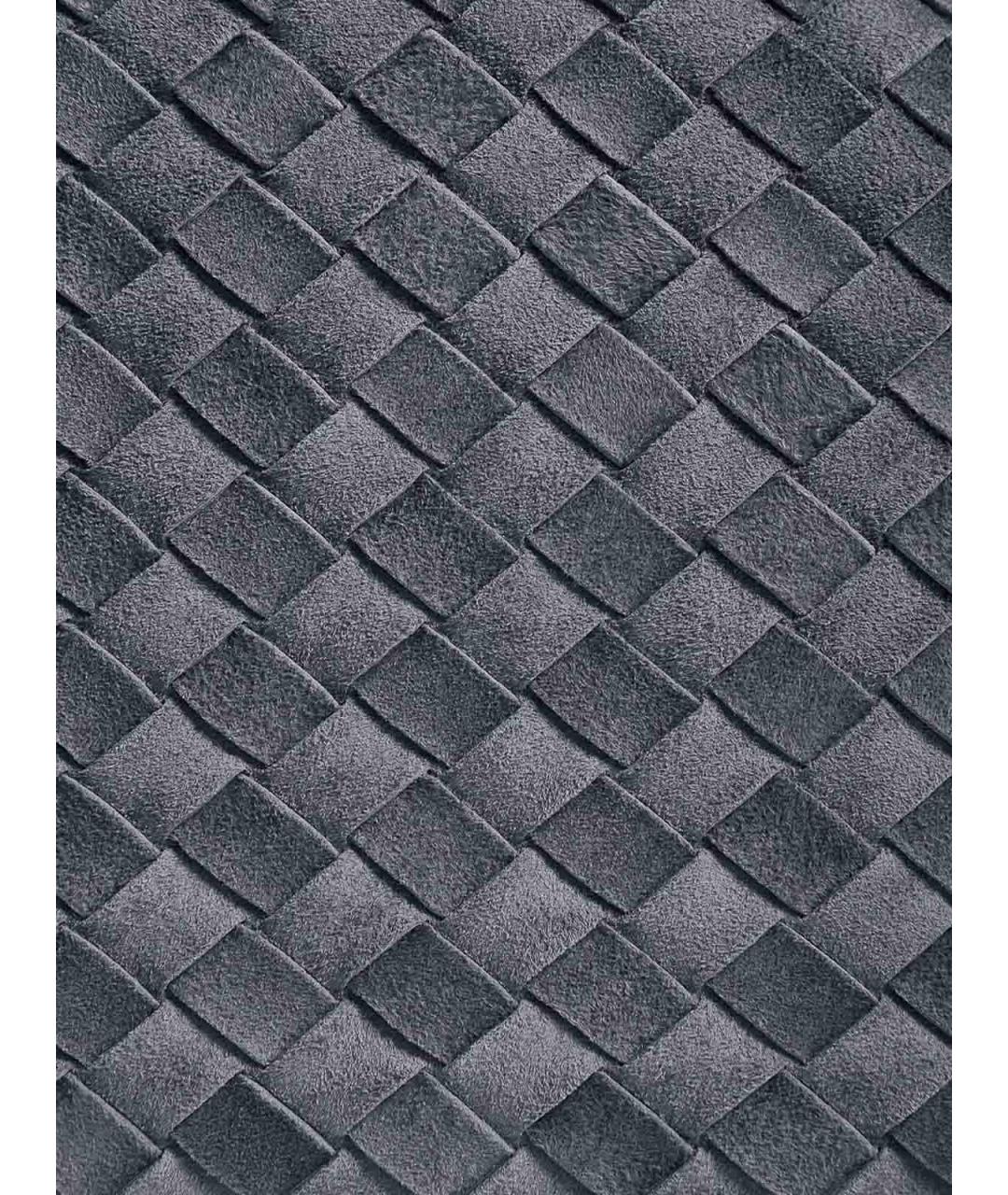 BOTTEGA VENETA Голубая замшевая сумка тоут, фото 4