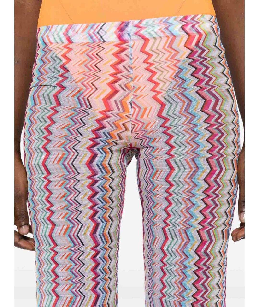 MISSONI Мульти вискозные прямые брюки, фото 5