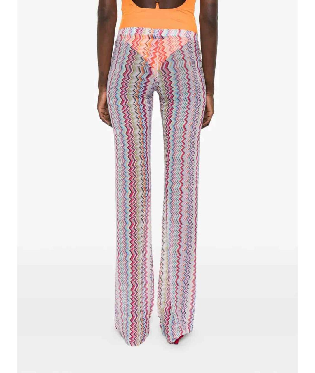 MISSONI Мульти вискозные прямые брюки, фото 3