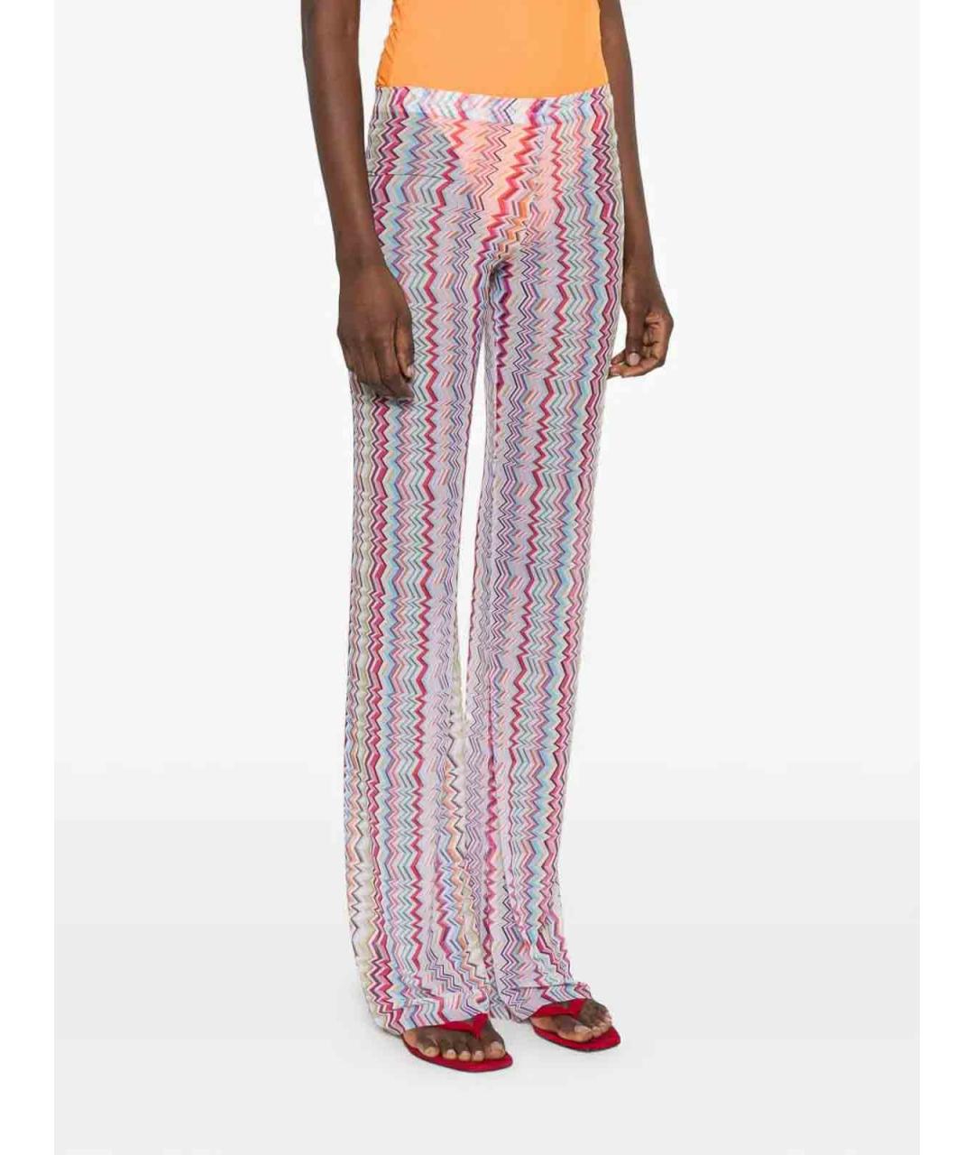 MISSONI Мульти вискозные прямые брюки, фото 4