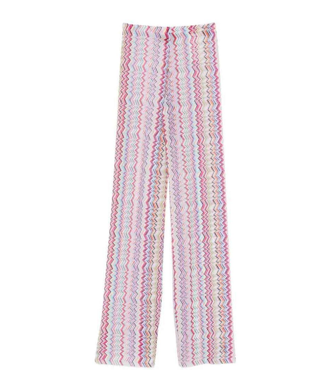 MISSONI Мульти вискозные прямые брюки, фото 1