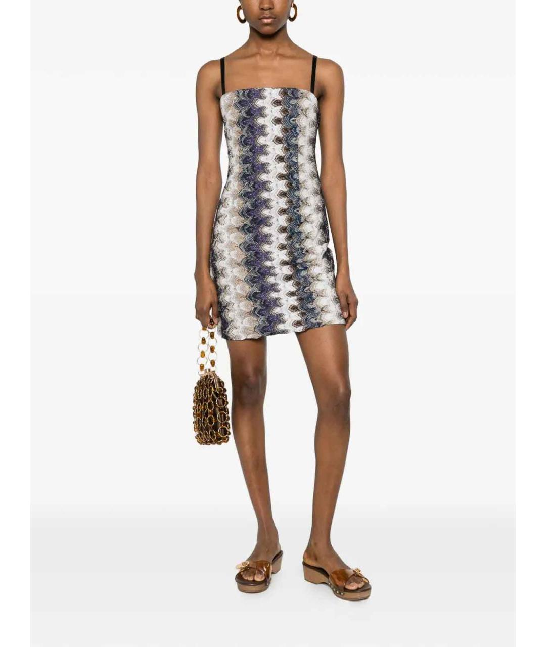 MISSONI Мульти вискозное повседневное платье, фото 2
