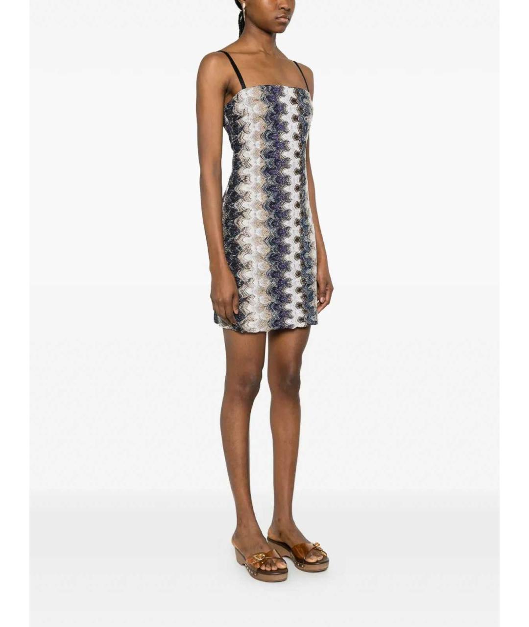 MISSONI Мульти вискозное повседневное платье, фото 4