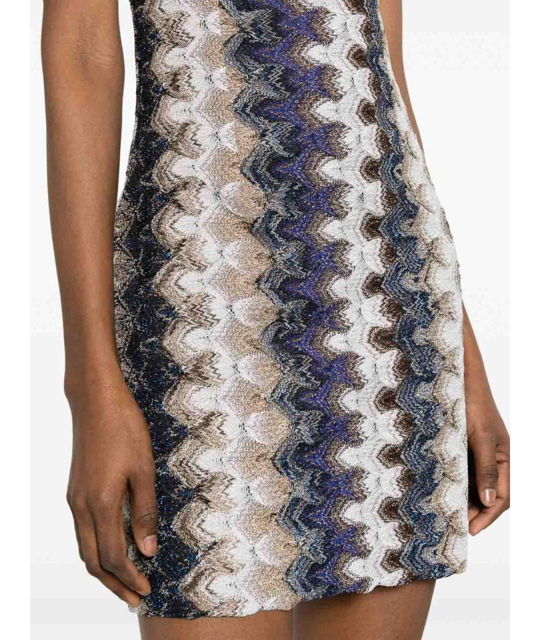 MISSONI Мульти вискозное повседневное платье, фото 3
