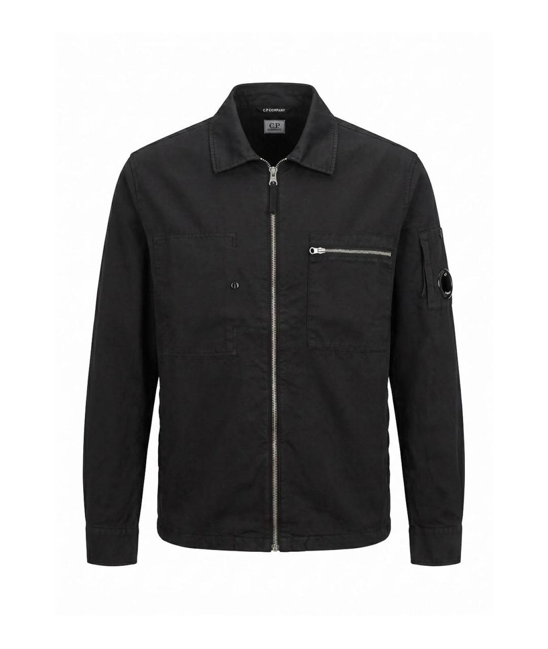 CP COMPANY Черная хлопковая куртка, фото 1