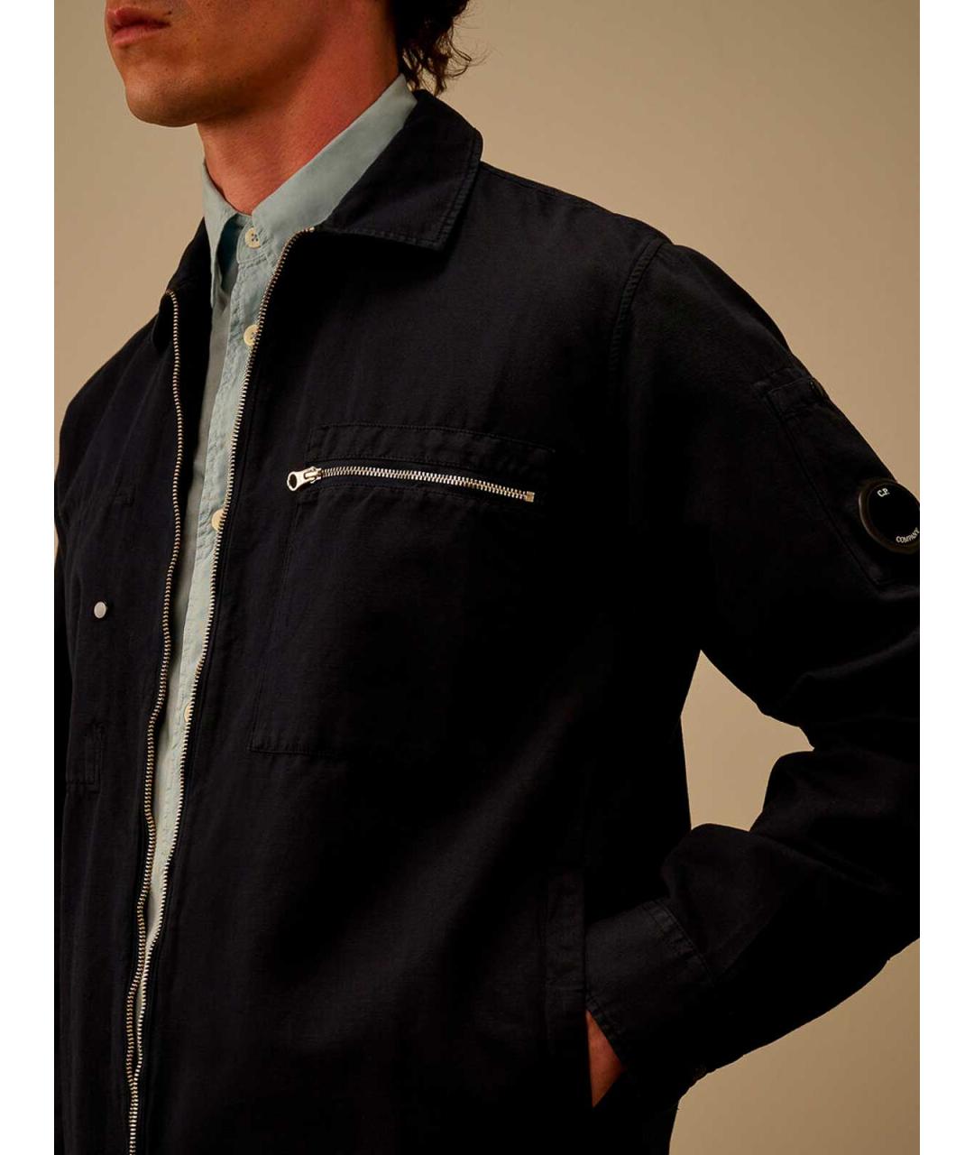 CP COMPANY Черная хлопковая куртка, фото 5