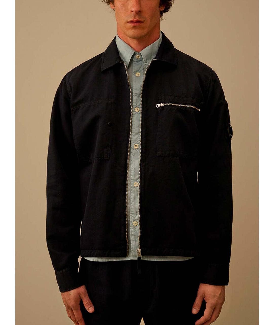 CP COMPANY Черная хлопковая куртка, фото 3