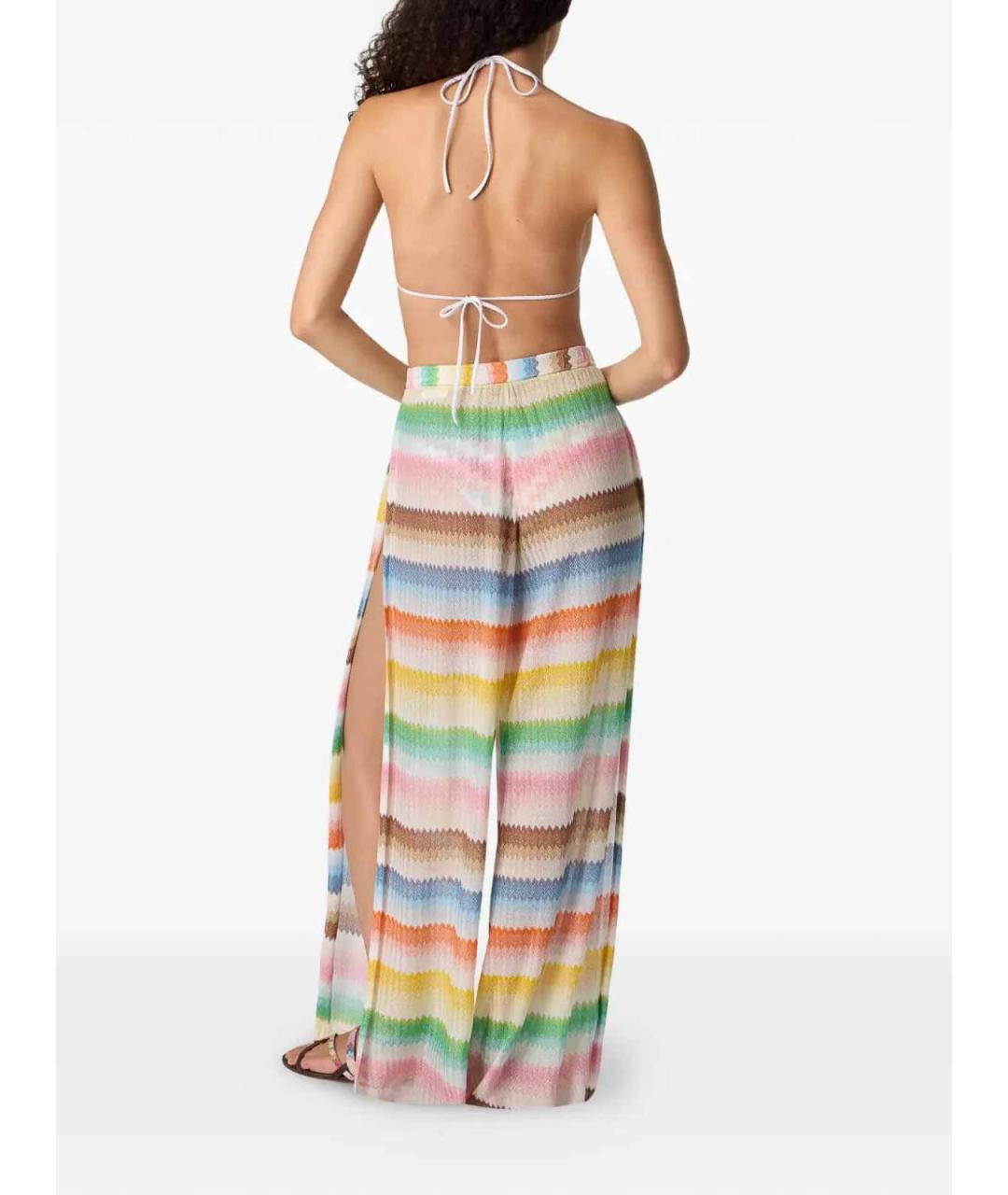 MISSONI Мульти полиамидовые брюки широкие, фото 3