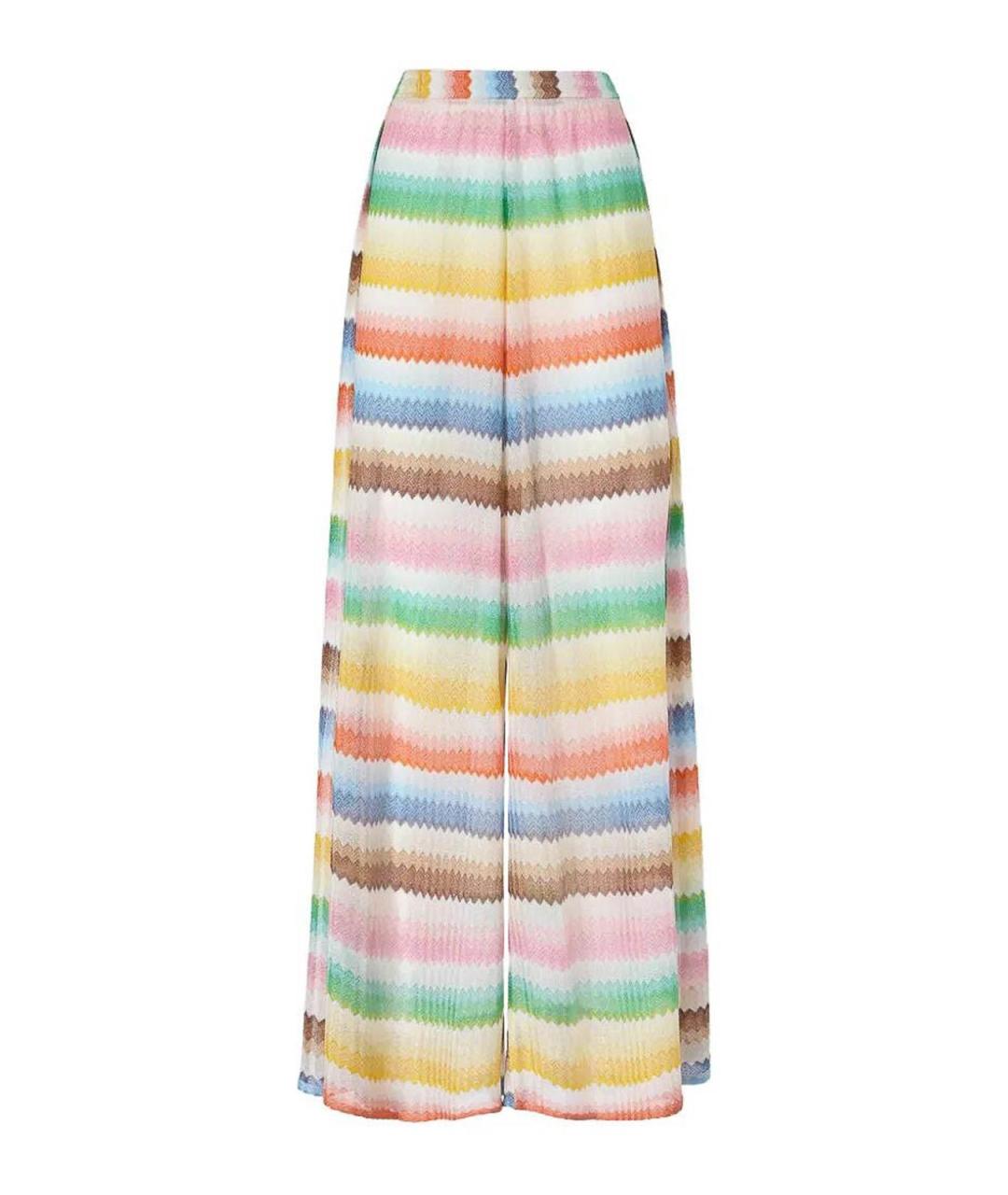 MISSONI Мульти полиамидовые брюки широкие, фото 1