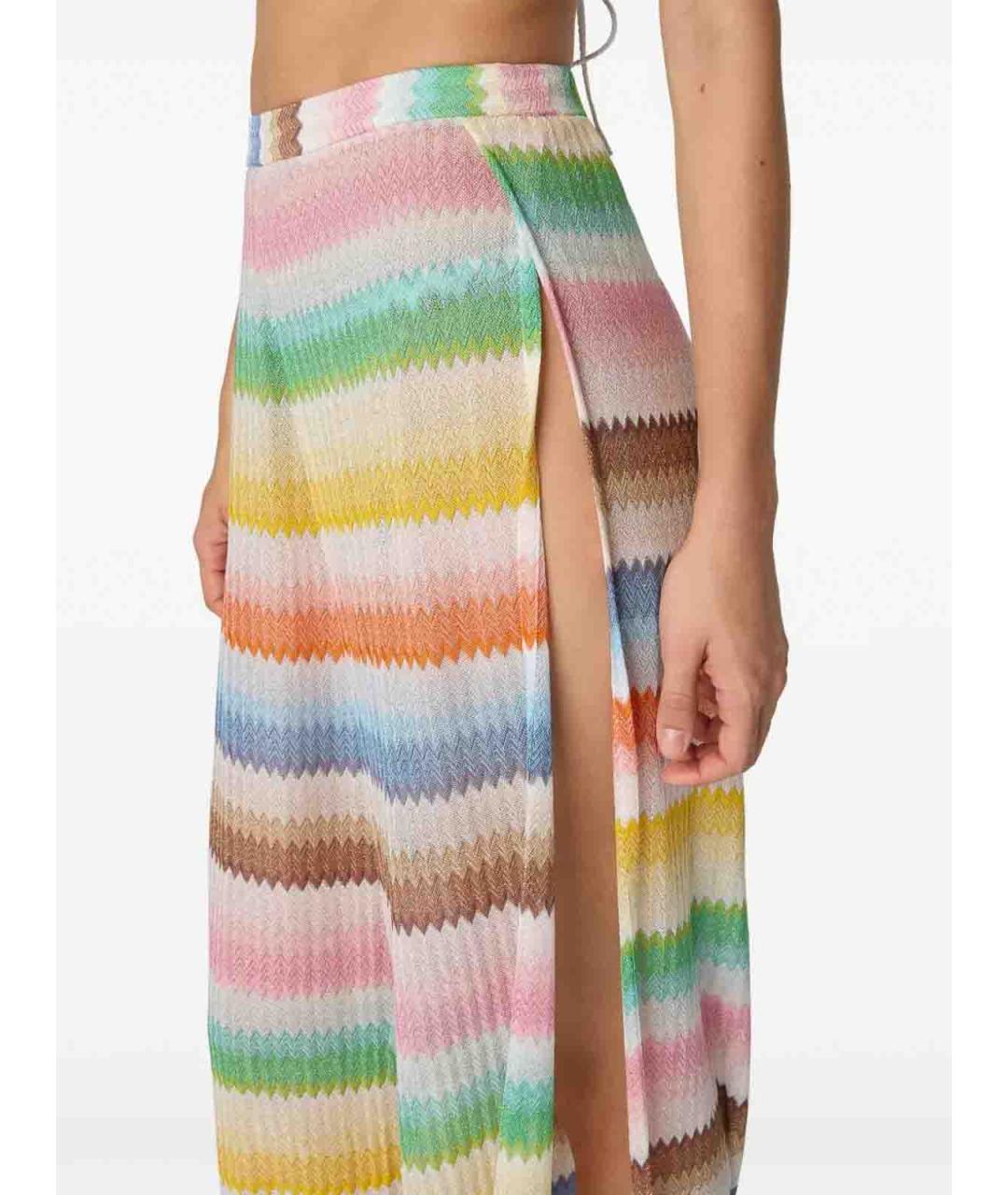 MISSONI Мульти полиамидовые брюки широкие, фото 4